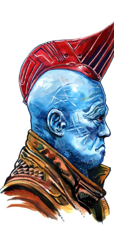 Fond d'écran iPhone Yondu Guardians Of The Galaxy Minimalism