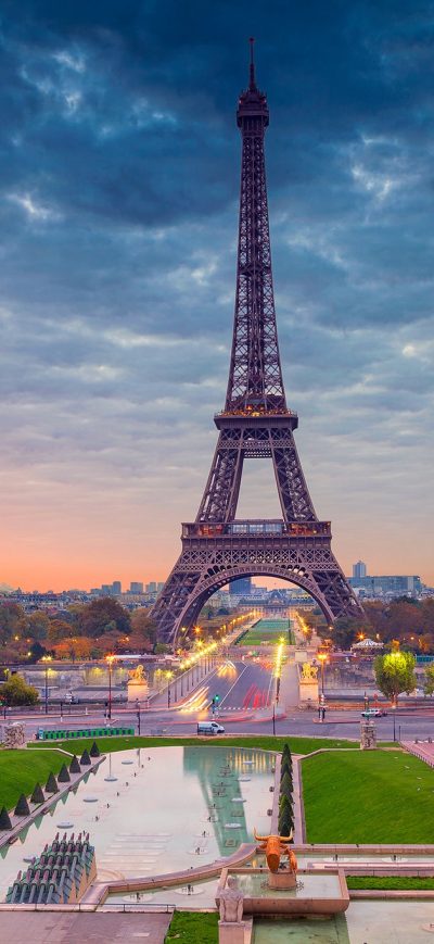 Fond d'écran iPhone Eiffel Tower Paris Beautiful View