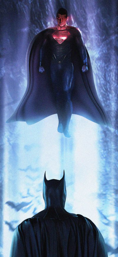 Fond d'écran iPhone Batman And Superman 4k Art