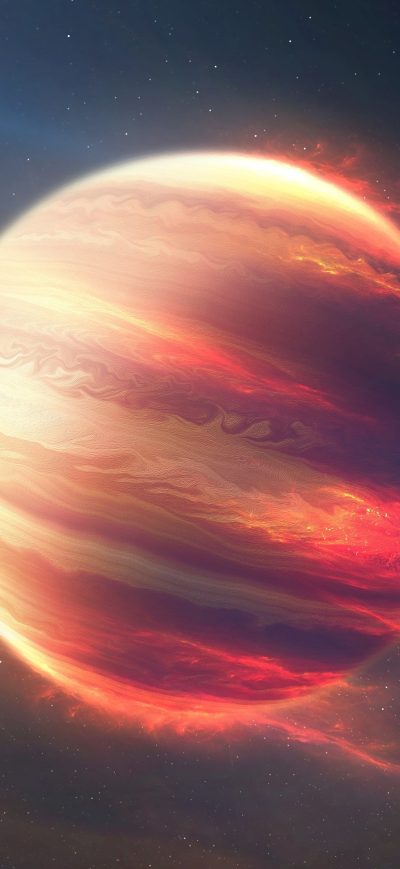 Fond d'écran iPhone Space Planet 4k