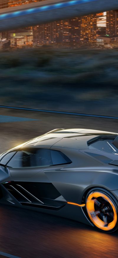 Fond d'écran iPhone Lamborghini Terzo Millennio 2017 4k