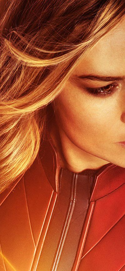 Fond d'écran iPhone Captain Marvel Real 3D Poster