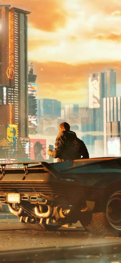Fond d'écran iPhone Cyberpunk 2077 New Theme