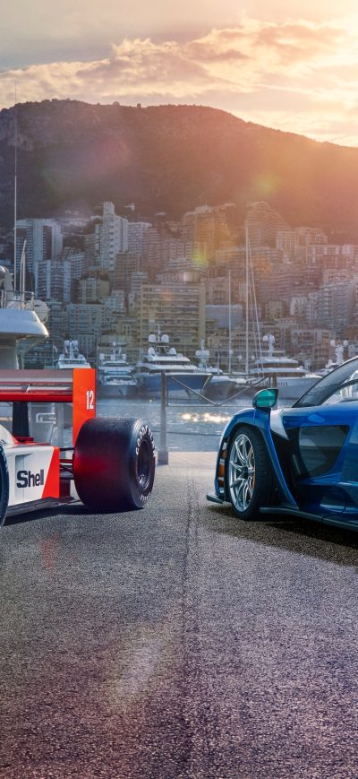 Fond d'écran iPhone Honda F1 And Mclaren Senna 5k