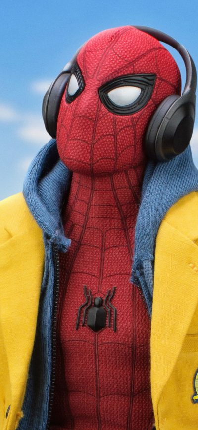 Fond d'écran iPhone Spiderman Listening Music