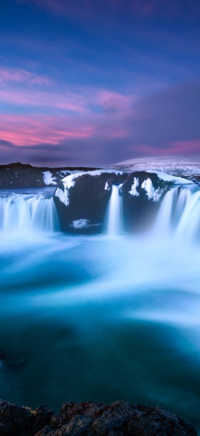 Fond d'écran iPhone Dreamy Waterfall 4k
