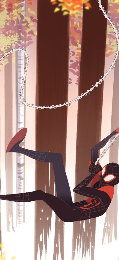 Fond d'écran iPhone Thwip And Release Spider Verse