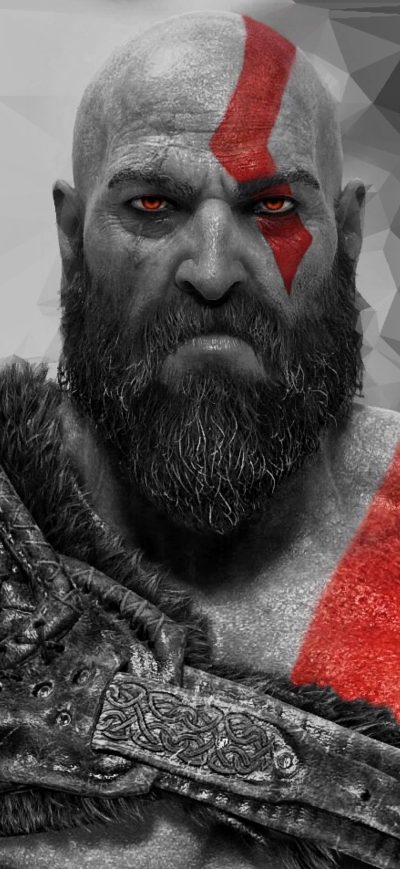 Fond d'écran iPhone The Ghost God Of War 5k