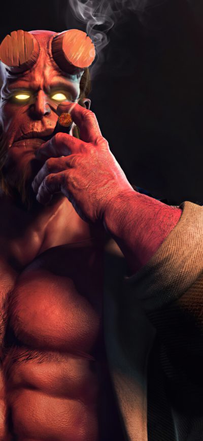 Fond d'écran iPhone Hellboy 2020 Artworks 4k