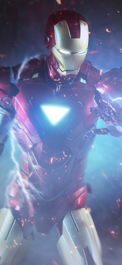 Fond d'écran iPhone Iron Man Electrolyte 8k