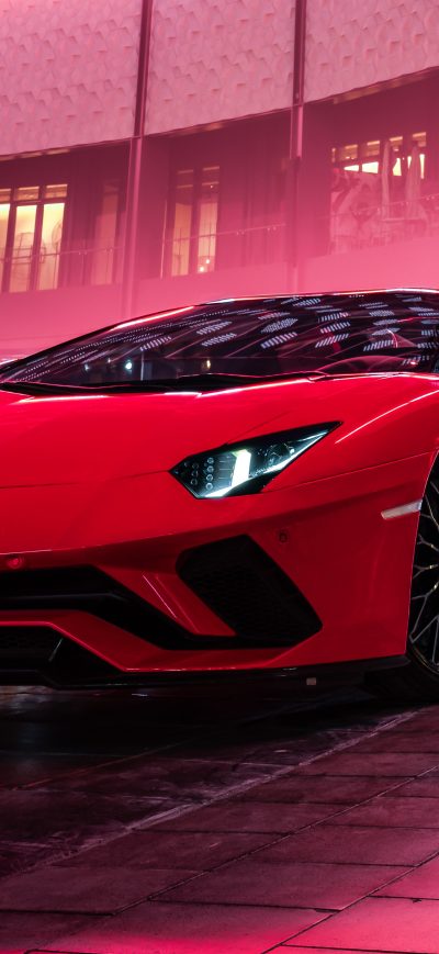 Fond d'écran iPhone Lamborghini Aventador S Roadster 2019 4k