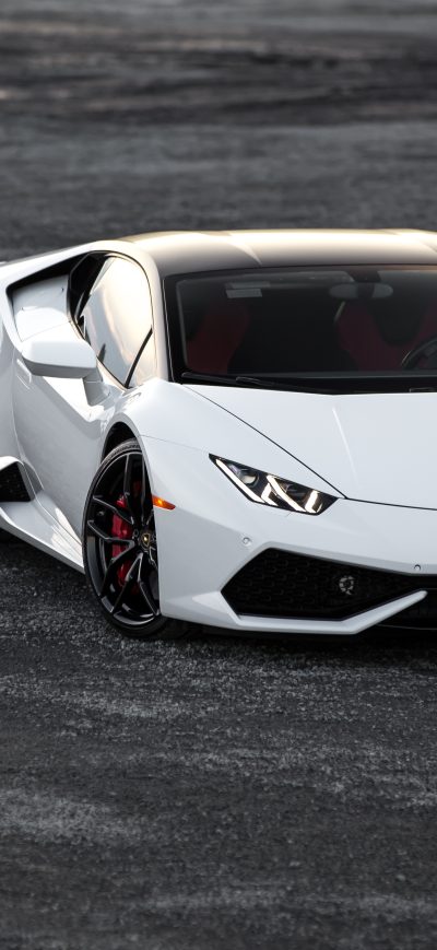 Fond d'écran iPhone White Lamborghini Huracan 5k 2019