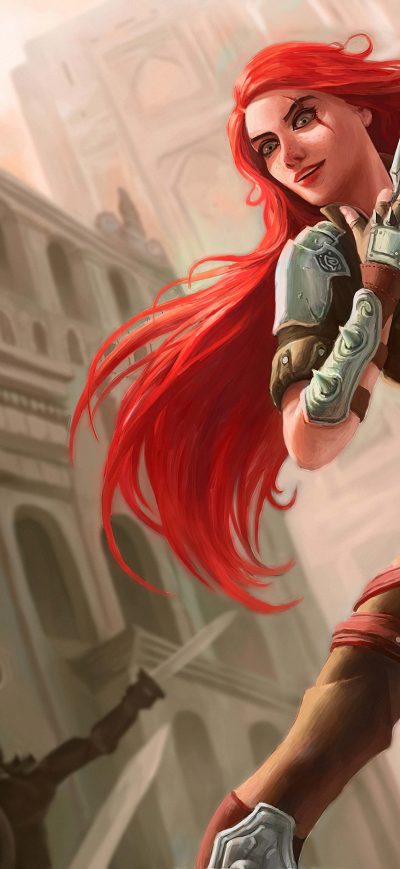 Fond d'écran iPhone Katarina League Of Legends Game 4k