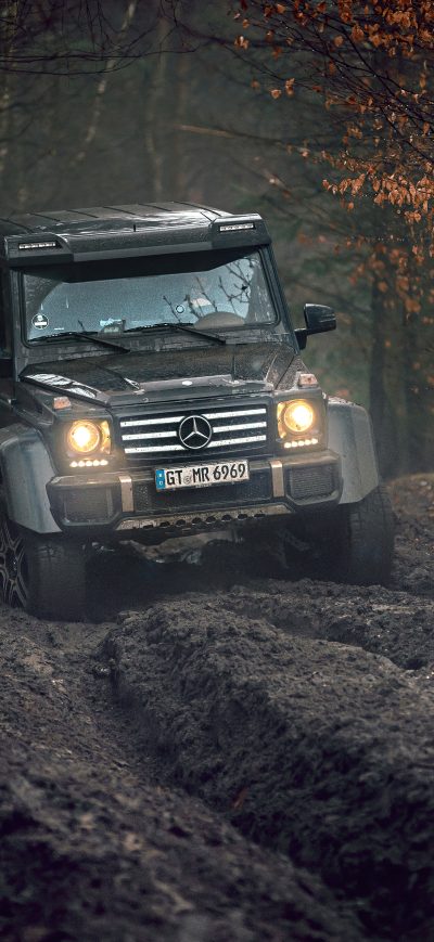 Fond d'écran iPhone Mercedes G500 4x4 5k