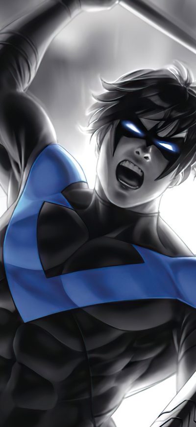 Fond d'écran iPhone Nightwing Variant Cover 5k