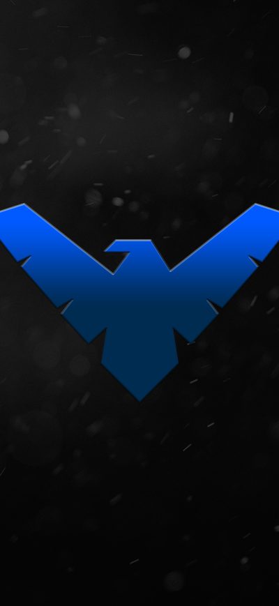 Fond d'écran Night Wing Logo 5k sur iPhone