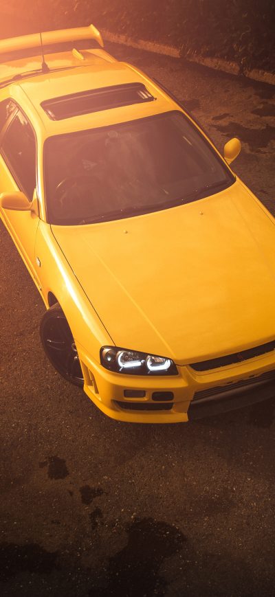 Fond d'écran iPhone Nissan Skyline 5k