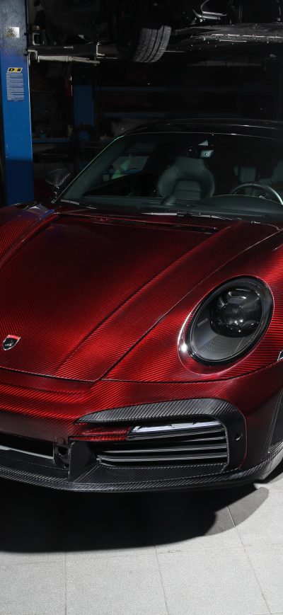 Fond d'écran iPhone Porsche 911 Turbo S Stinger GTR Carbon Edition 5k