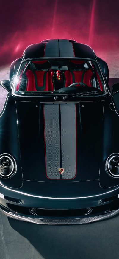 Fond d'écran iPhone 2022 Porsche 911 Guntherwerks Front Top 5k