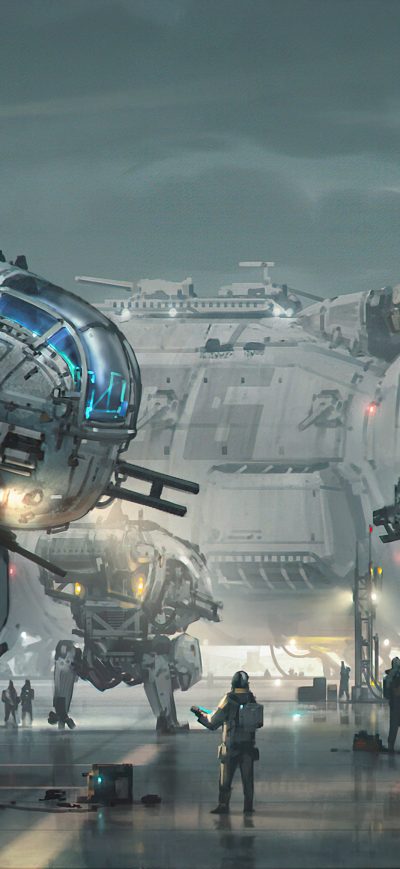 Fond d'écran iPhone Robot Army 4k