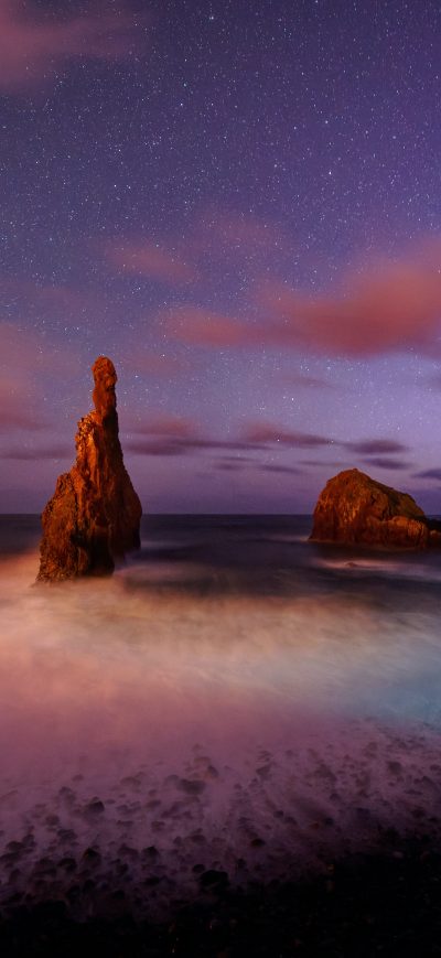 Fond d'écran iPhone Sea Stack In Water Body