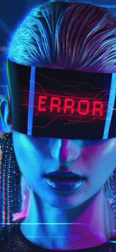 Fond d'écran iPhone Error Girl
