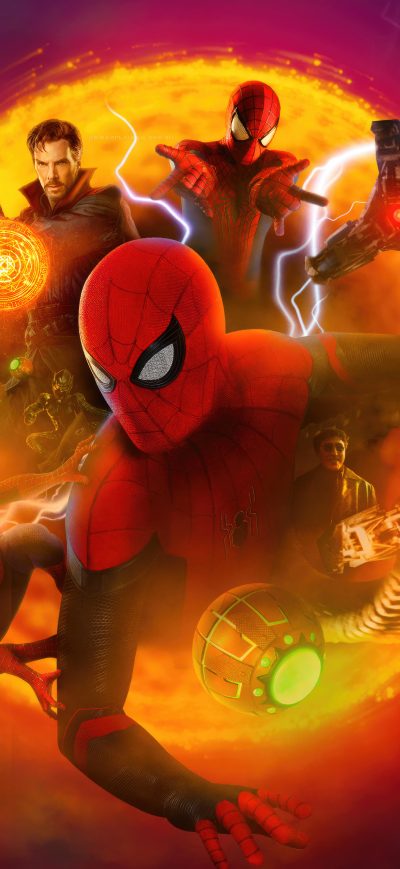 Fond d'écran iPhone The Spiderman No Way Home Poster 5k