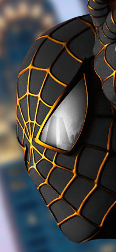 Fond d'écran iPhone Spider Man Raimi Verse Gold Suit