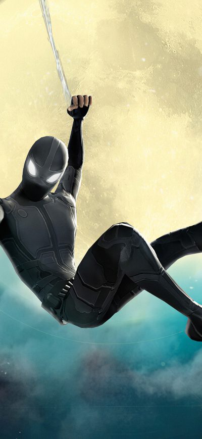 Fond d'écran iPhone Black Spider Suit