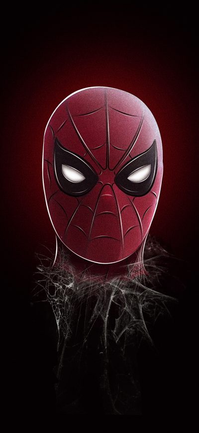 Fond d'écran iPhone Spider Man Mask Minimalism 5k