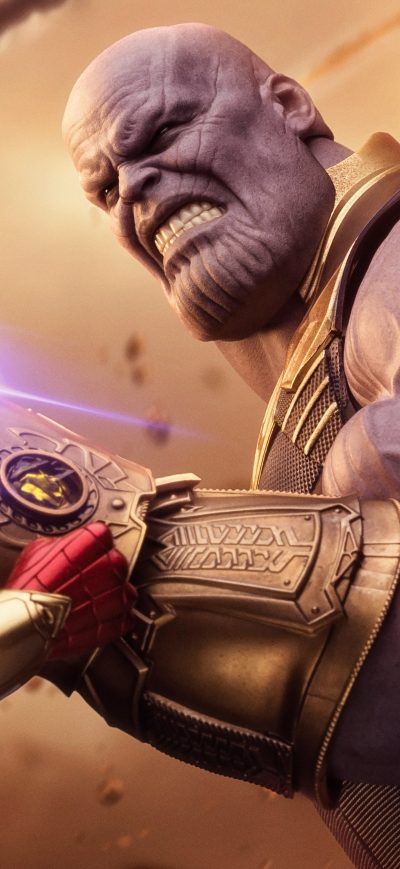 Fond d'écran iPhone Spiderman Thanos Avengers Infinity War