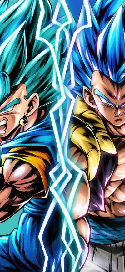 Fond d'écran iPhone Vegito Blue And Gogeta Blue