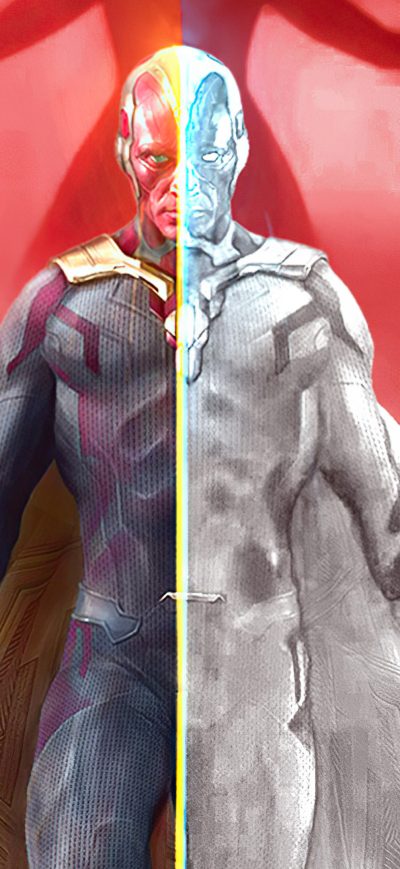 Fond d'écran Wanda Vs Agatha Poster 4k sur iPhone