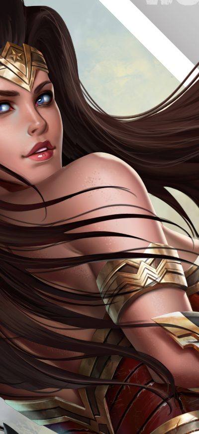 Fond d'écran iPhone Wonder Woman Comic Girl