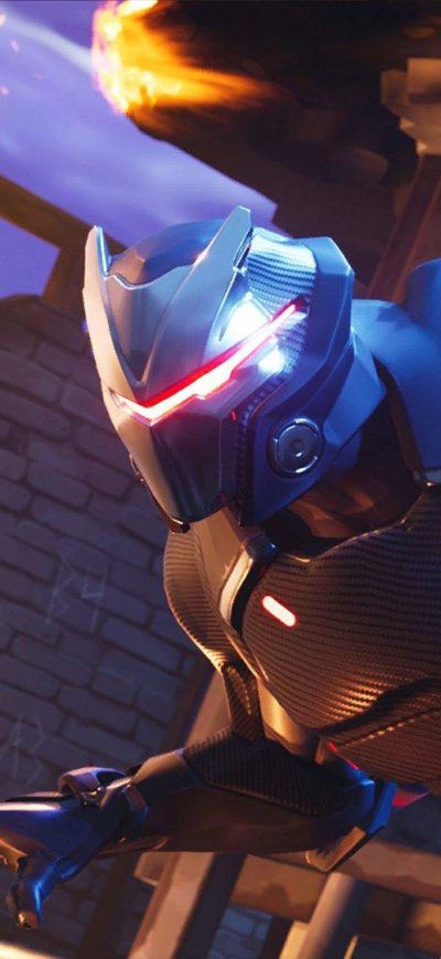 Fond d'écran iPhone Fortnite Omega