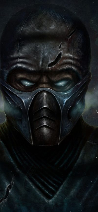 Fond d'écran iPhone 4k Mortal Kombat Sub Zero