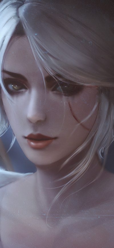 Fond d'écran Witcher 3 Ciri sur iPhone