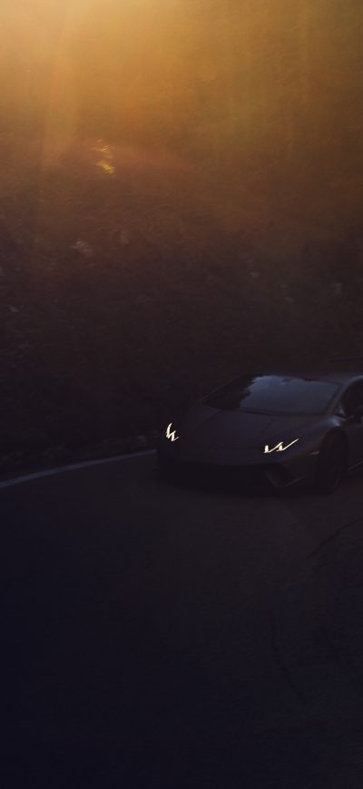Fond d'écran iPhone Lamborghini Huracan Performante Photographed