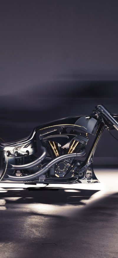 Fond d'écran Chopper Custom sur iPhone