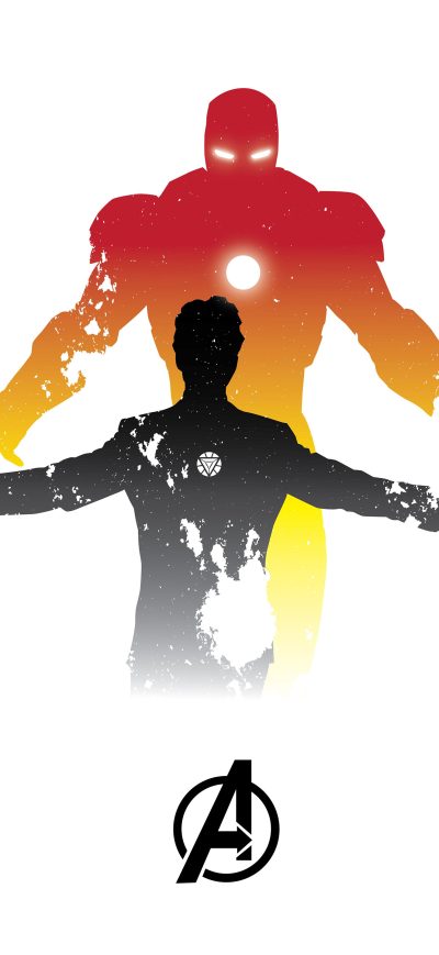 Fond d'écran iPhone Iron Man Minimalism 5k