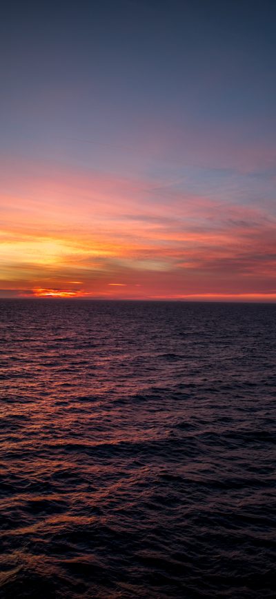 Fond d'écran iPhone Silent Ocean Sunset 5k