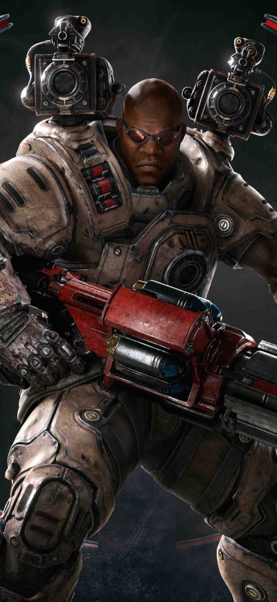 Fond d'écran iPhone Keel Quake Champions 8k