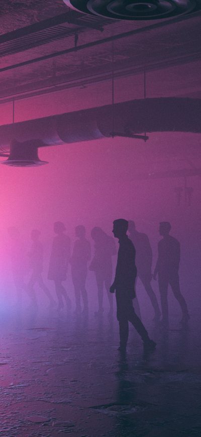 Fond d'écran iPhone Subway Terminal Digital Art 4k