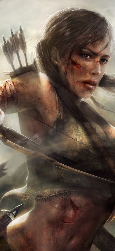 Fond d'écran iPhone Lara Croft Tomb Raider Artwork