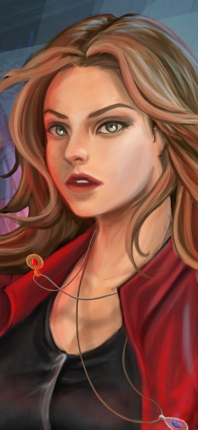 Fond d'écran iPhone Scarlet Witch Artworks