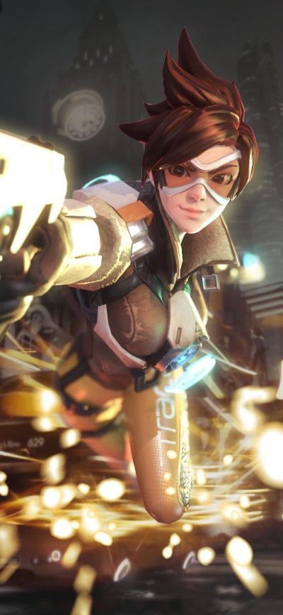 Fond d'écran iPhone Tracer Overwatch HD