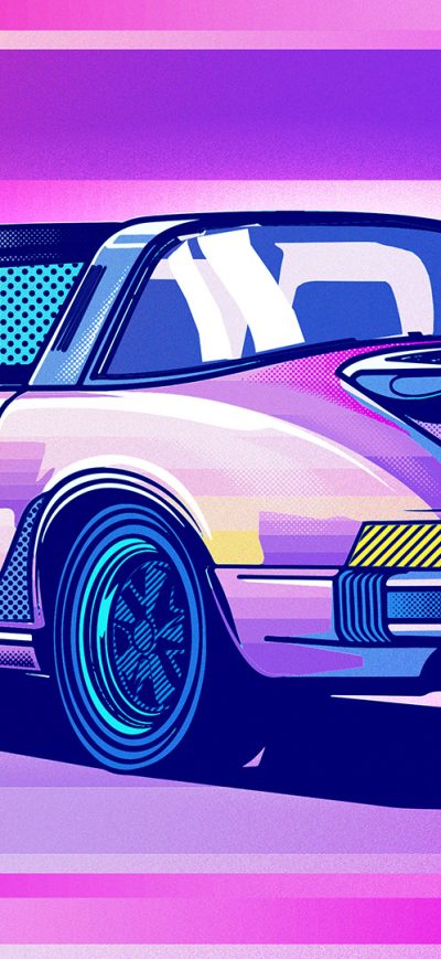 Fond d'écran iPhone Porsche 911 Classic Illustration