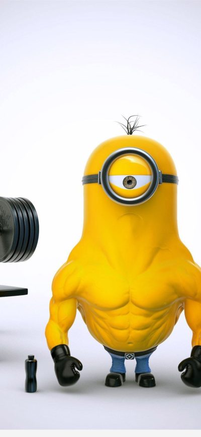 Fond d'écran iPhone Bodybuilder Minion