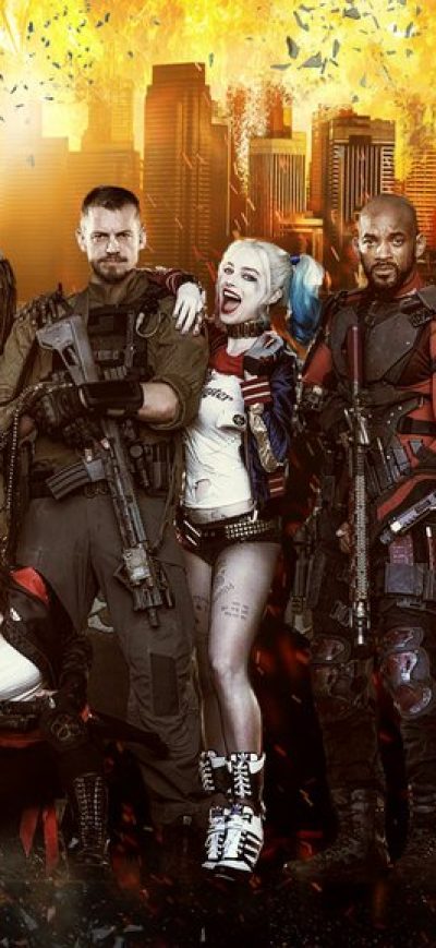 Fond d'écran Suicide Squad Amazing Art sur iPhone
