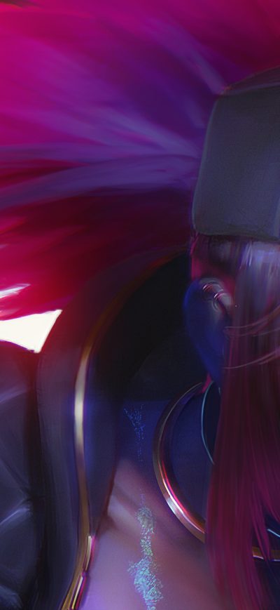 Fond d'écran iPhone Akali League Of Legends Fan Art